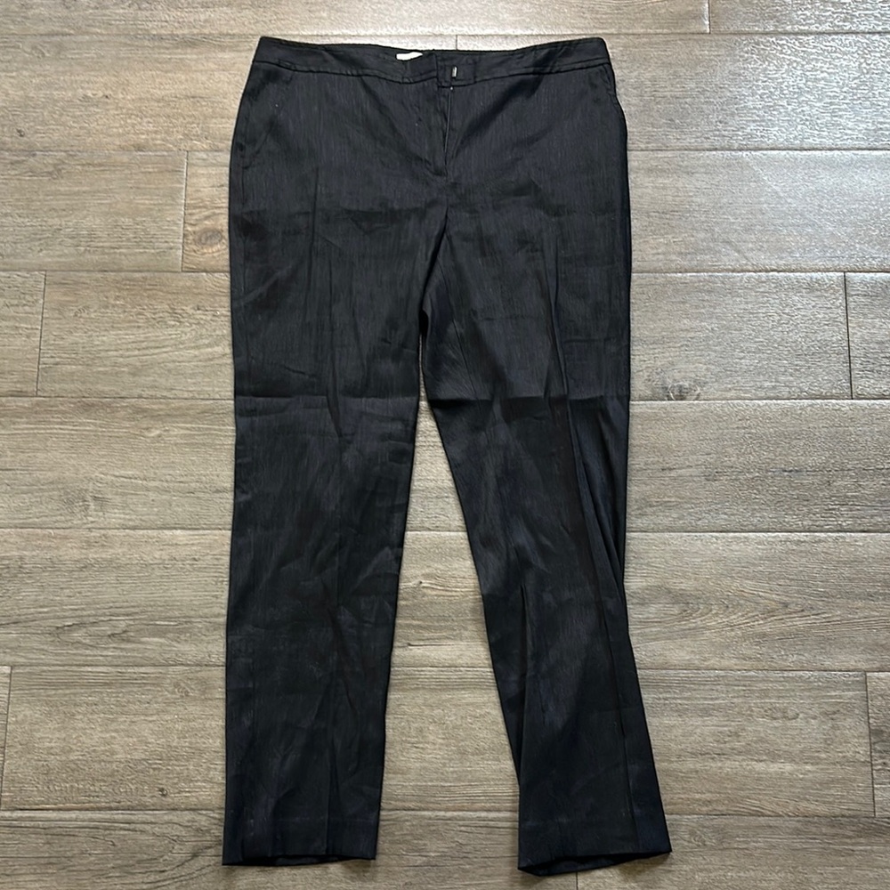 Halogen Dark Charcoal Straight Leg Women's Pants